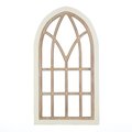 Luxen Home Arched Wood Framed Window Wall Decor WHA1538